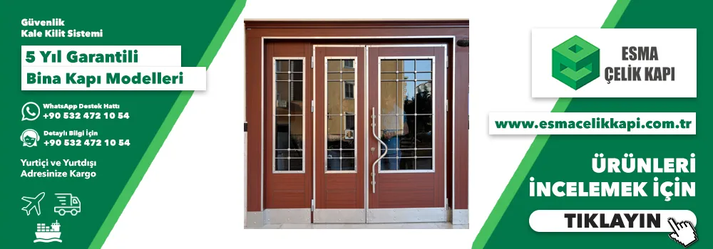 Çelik Apartman Kapısı